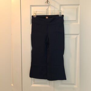 Lucy Power Capri Leggings Activewear Yoga Navy Blue Size S